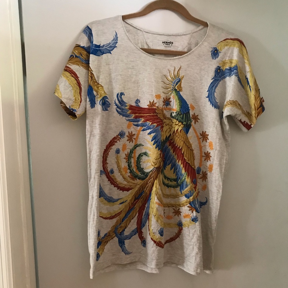 Hermès Short Sleeves Peacock